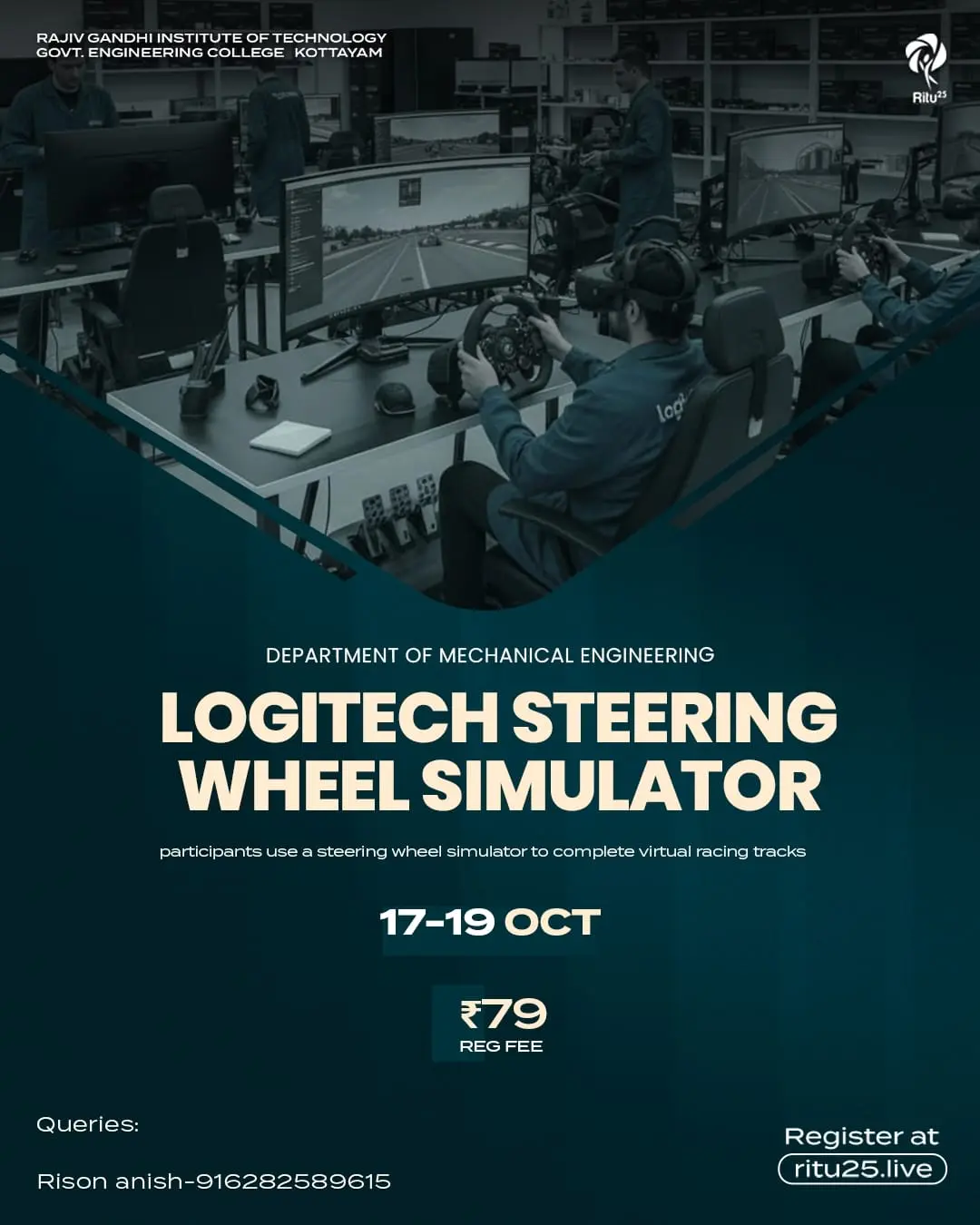 Logitech steering wheel simulator